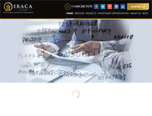 Tablet Screenshot of iracagroup.com